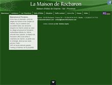 Tablet Screenshot of maisonderocbaron.com